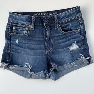 American Eagle Outfitters Women's Blue Denim Shorts Sz 4